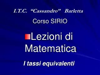 corso sirio