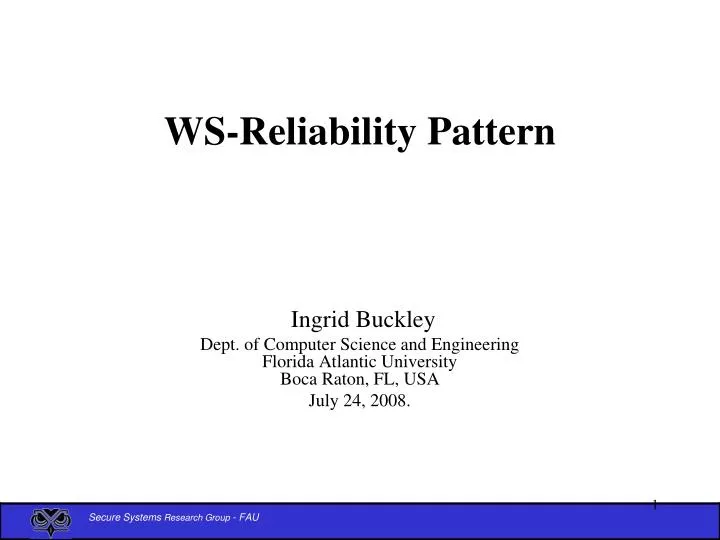 ws reliability pattern