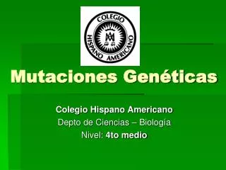 mutaciones gen ticas