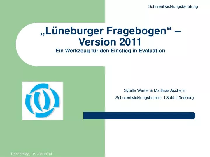 l neburger fragebogen version 2011 ein werkzeug f r den einstieg in evaluation