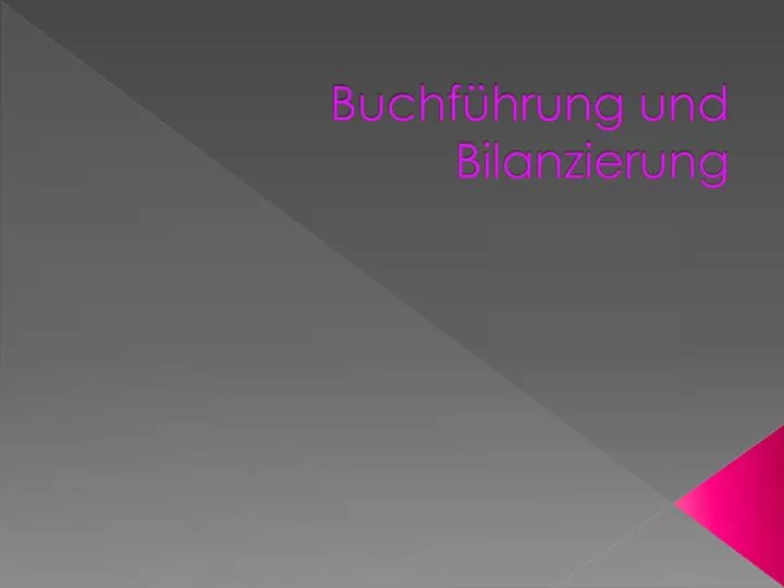 buchf hrung und bilanzierung