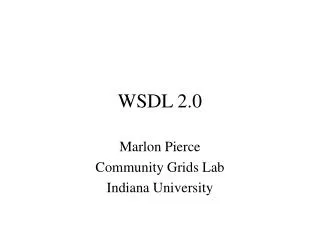 WSDL 2.0