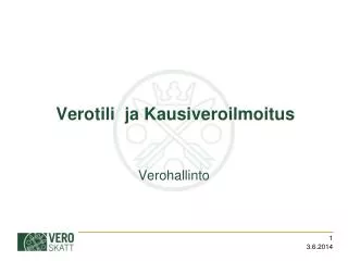 Verotili ja Kausiveroilmoitus