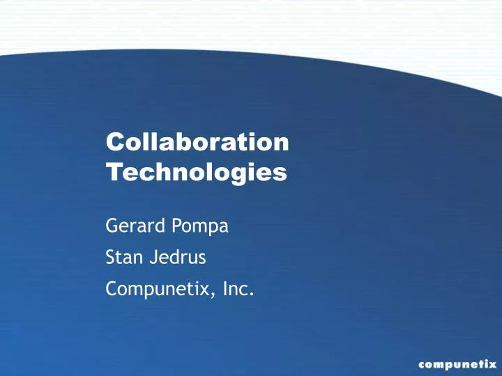 collaboration technologies