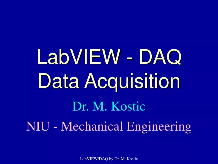 labview daq data acquisition