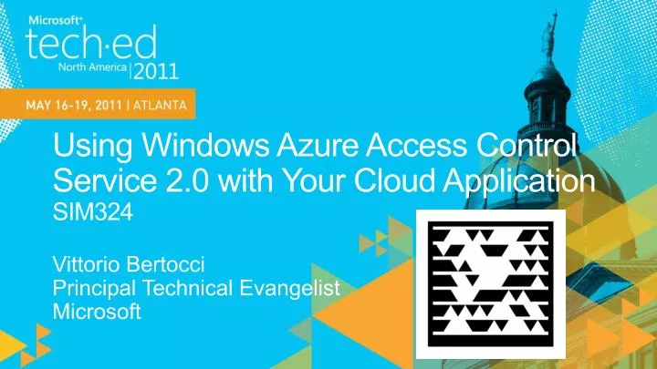 using windows azure access control service 2 0 with your cloud application sim324