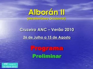 Alborán II (Mediterrâneo Ocidental)