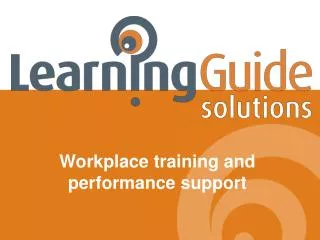 Workplace training and performance support