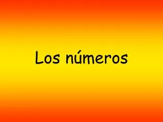 los n meros