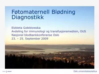f tomaternell bl dning diagnostikk