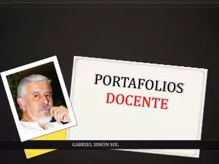 portafolios docente