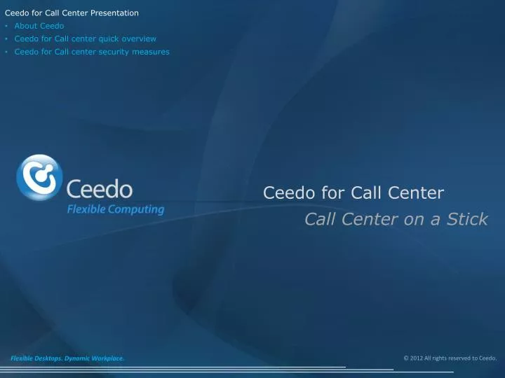 ceedo for call center