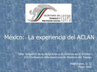 México: La experiencia del ACLAN