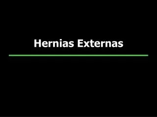 hernias externas