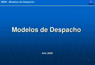 modelos de despacho