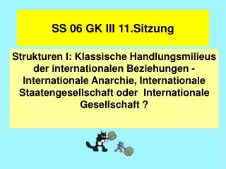 SS 06 GK III 11.Sitzung