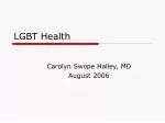 LGBT Health - slide 1