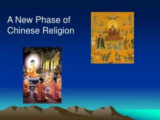 A New Phase of Chinese Religion