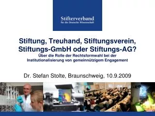 Dr. Stefan Stolte, Braunschweig, 10.9.2009
