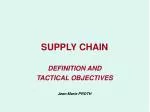 SUPPLY CHAIN - slide 1