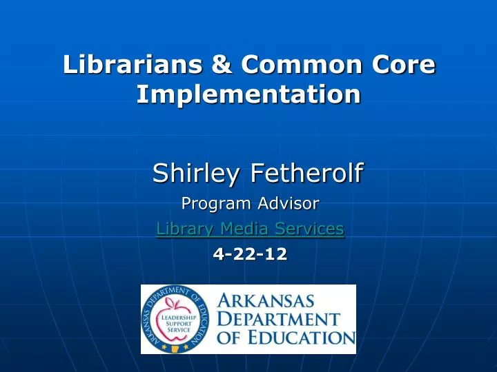 librarians common core implementation