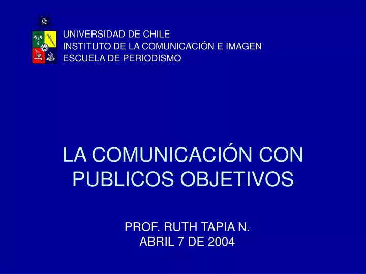 la comunicaci n con publicos objetivos