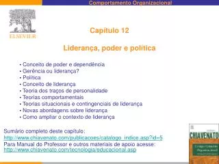 cap tulo 12 lideran a poder e pol tica