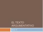 El texto argumentativo - slide 1