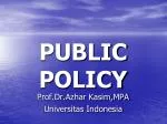 PUBLIC POLICY - slide 1