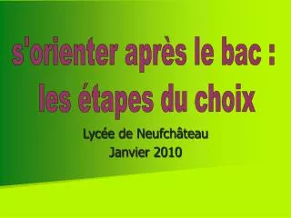 lyc e de neufch teau janvier 2010