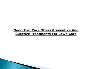 Noon Turf Care Reviews