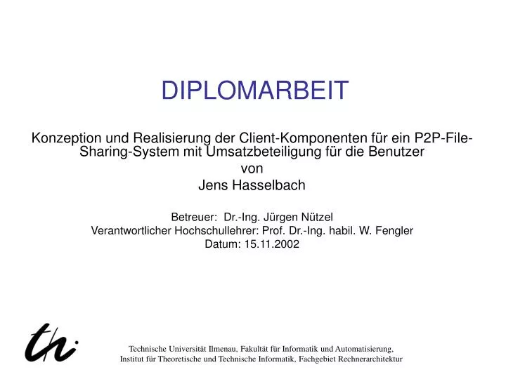 diplomarbeit