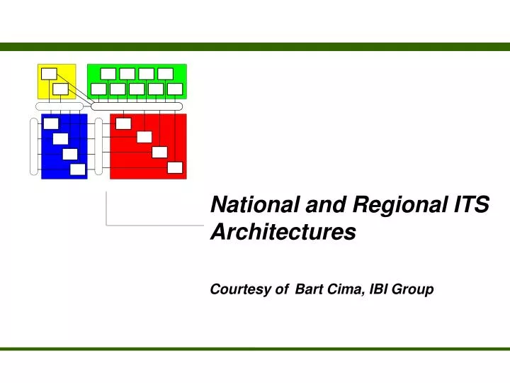 national and regional its architectures courtesy of bart cima ibi group