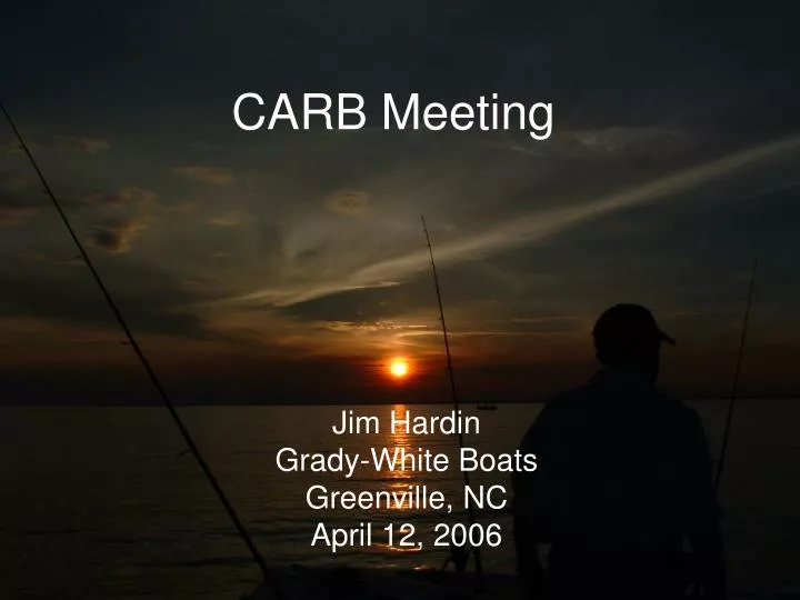 carb meeting