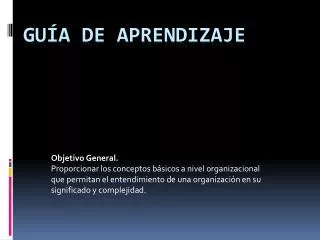 gu a de aprendizaje