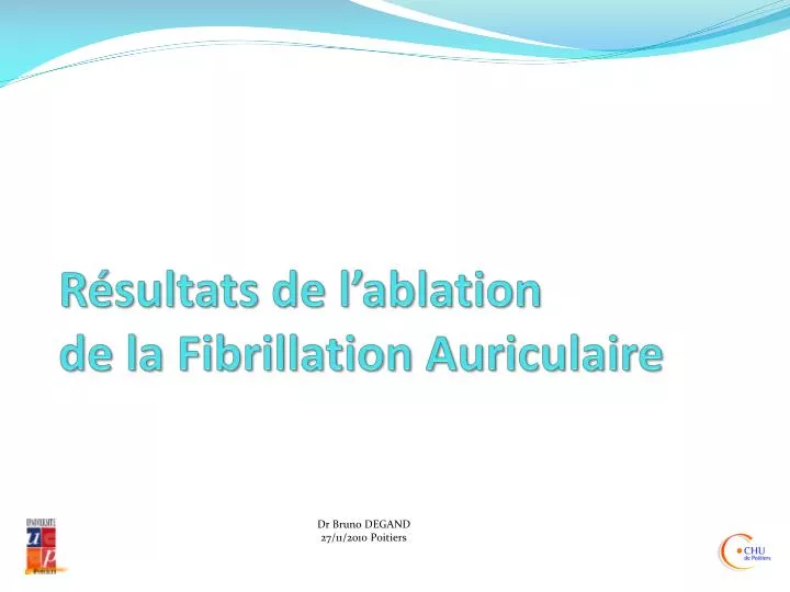 r sultats de l ablation de la fibrillation auriculaire