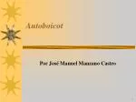 Autoboicot - slide 1