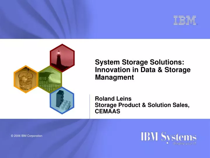 system storage solutions innovation in data storage managment