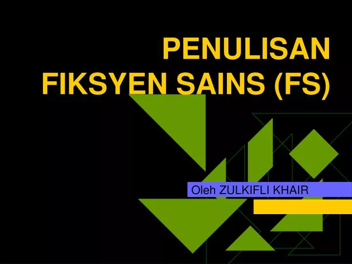 penulisan fiksyen sains fs