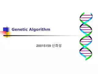 genetic algorithm