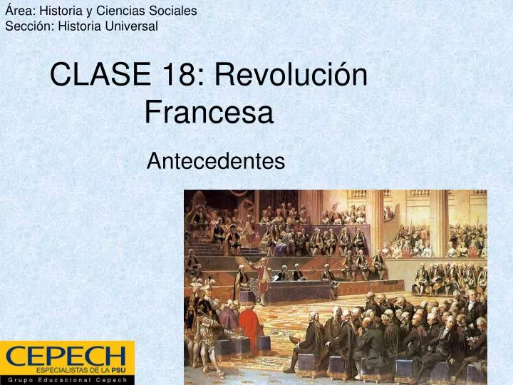 clase 18 revoluci n francesa