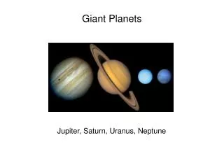 Giant Planets