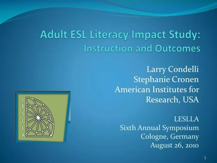 adult esl literacy impact study instruction and outcomes