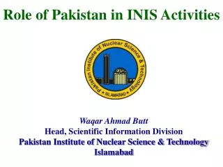 Role of Pakistan in INIS Activities