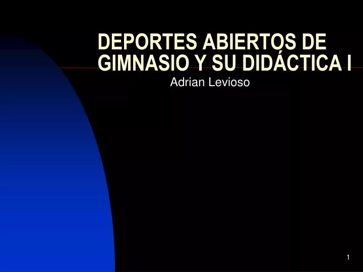 deportes abiertos de gimnasio y su did ctica i