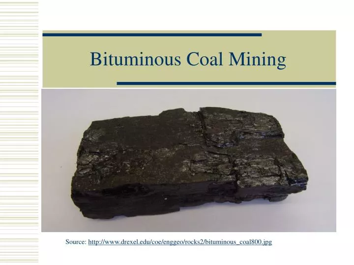bituminous coal mining