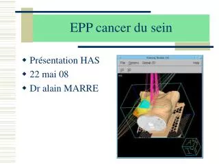 EPP cancer du sein