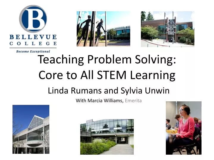 teaching problem solving core to all stem learning