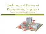 PPT - Evolution of programming languages PowerPoint Presentation, free ...