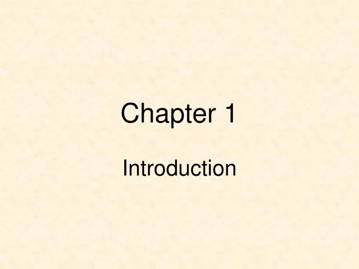 chapter 1